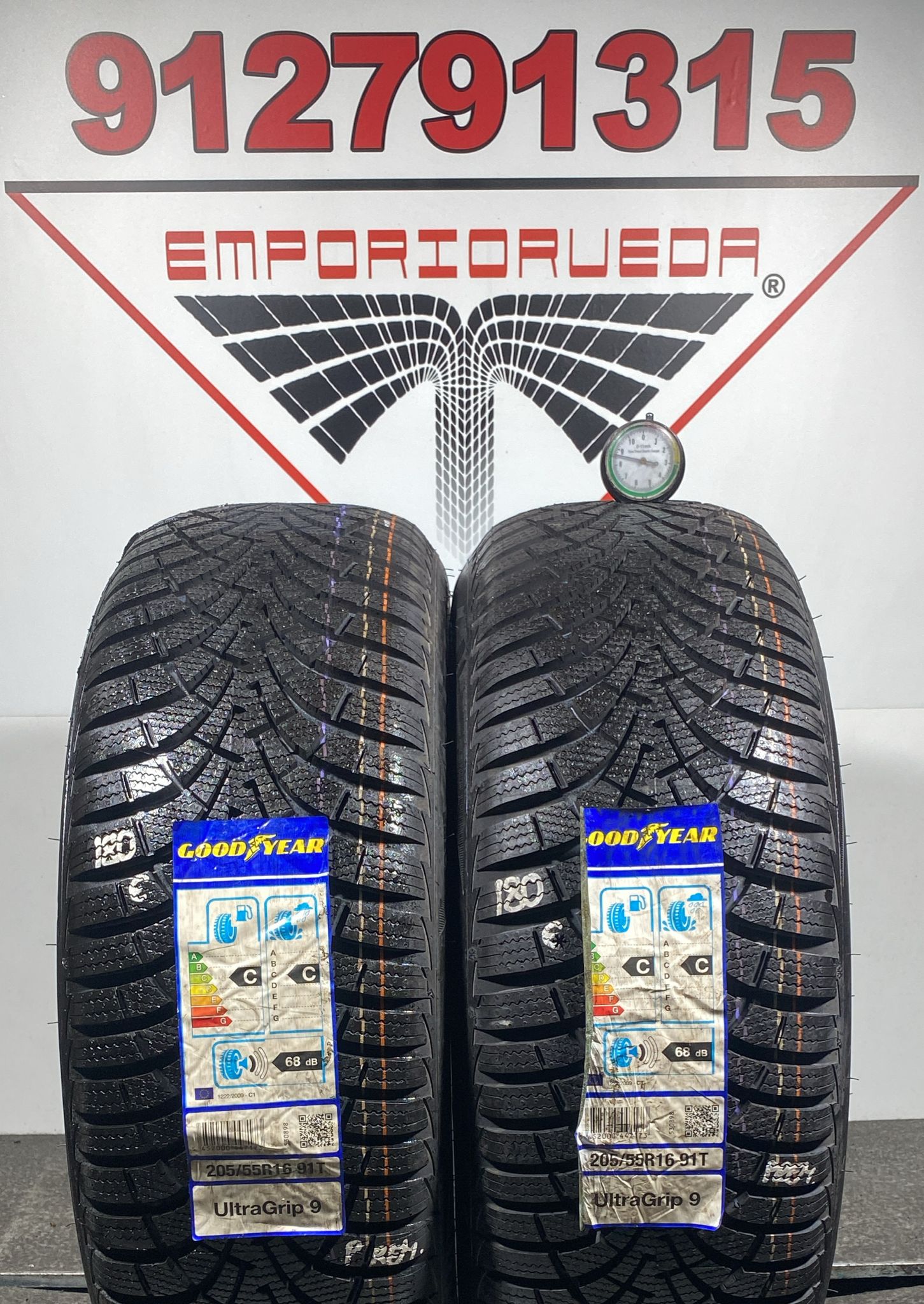 GOODYEAR ULTRAGRIP 9 USADO PREMIUM M+S 205/55 R16 91 T